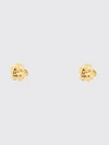 knot stud earrings in gold-plated sterling silver