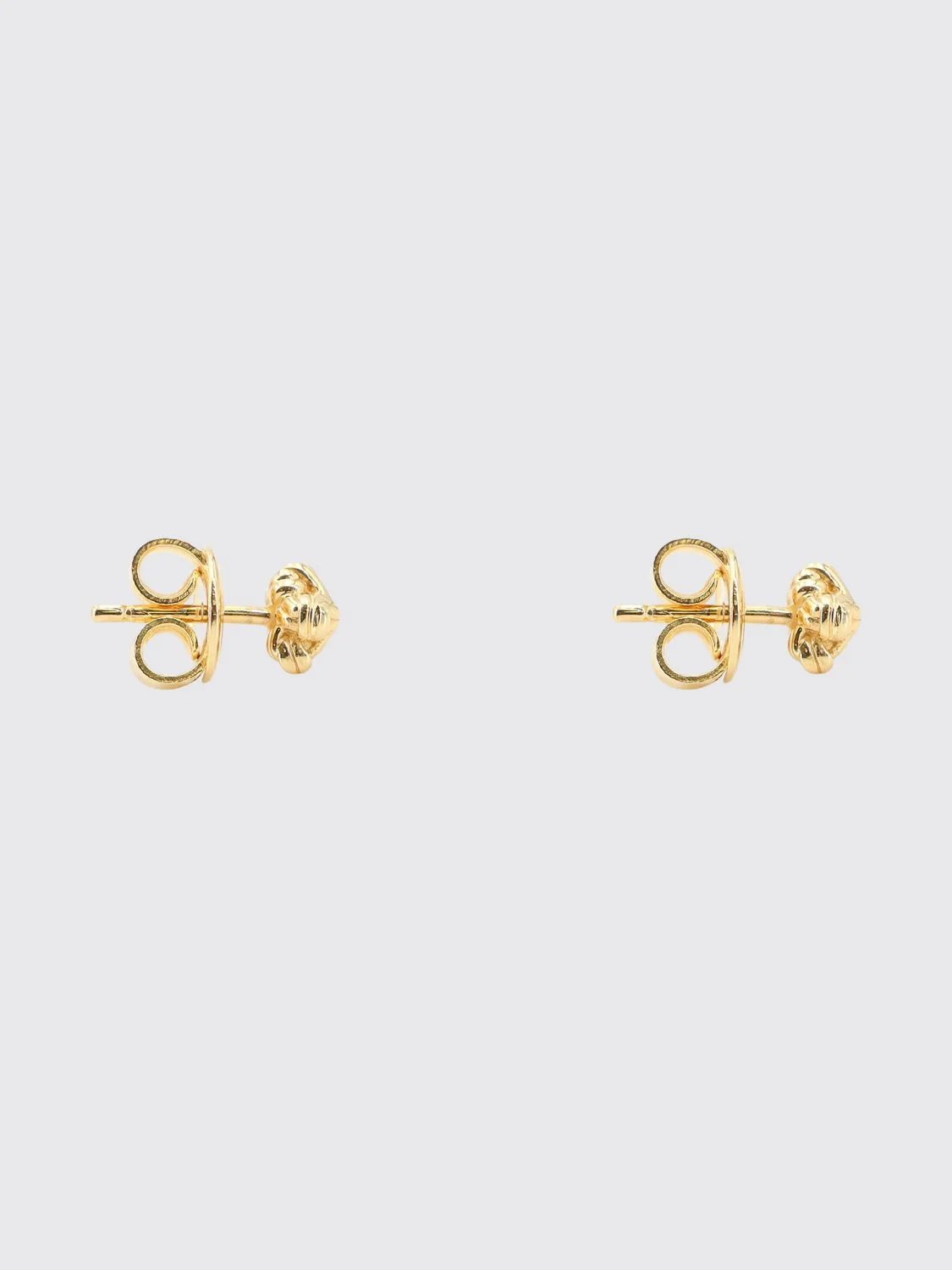 BOTTEGA VENETA OS knot stud earrings in gold-plated sterling silver