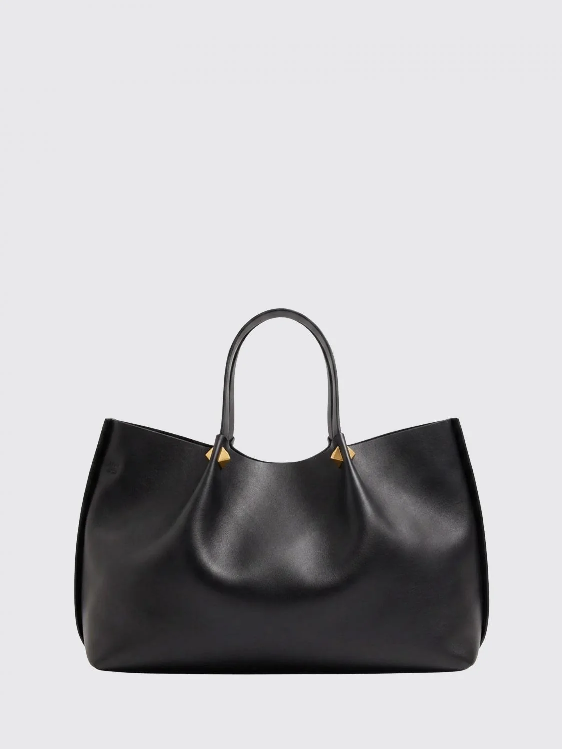 VALENTINO GARAVANI OS large vlogo signature studded smooth leather tote