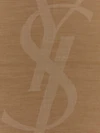 ysl monogram jacquard cashmere scarf with fringed edges