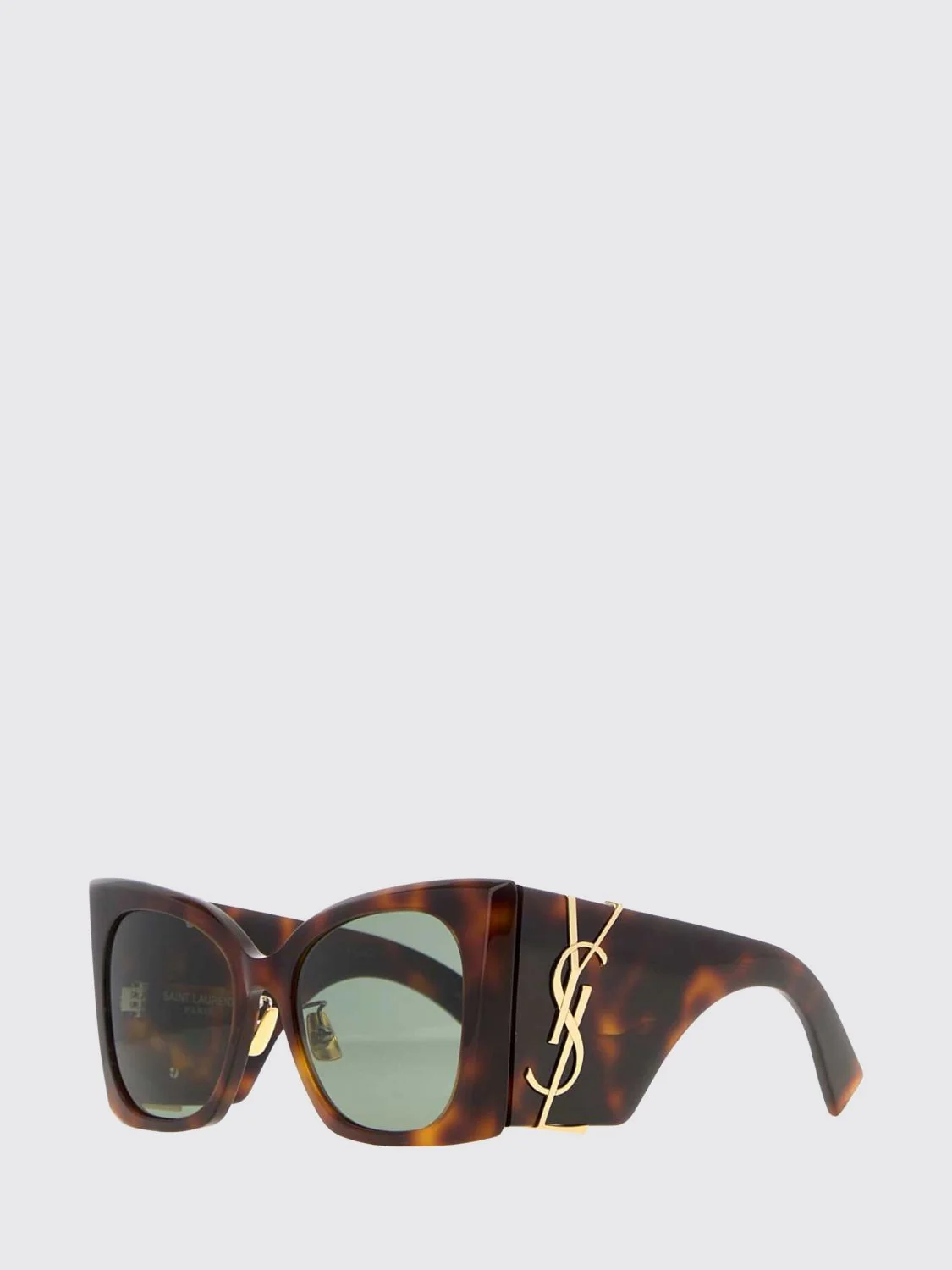 SAINT LAURENT OS cat-eye tortoiseshell acetate sunglasses with ysl logo