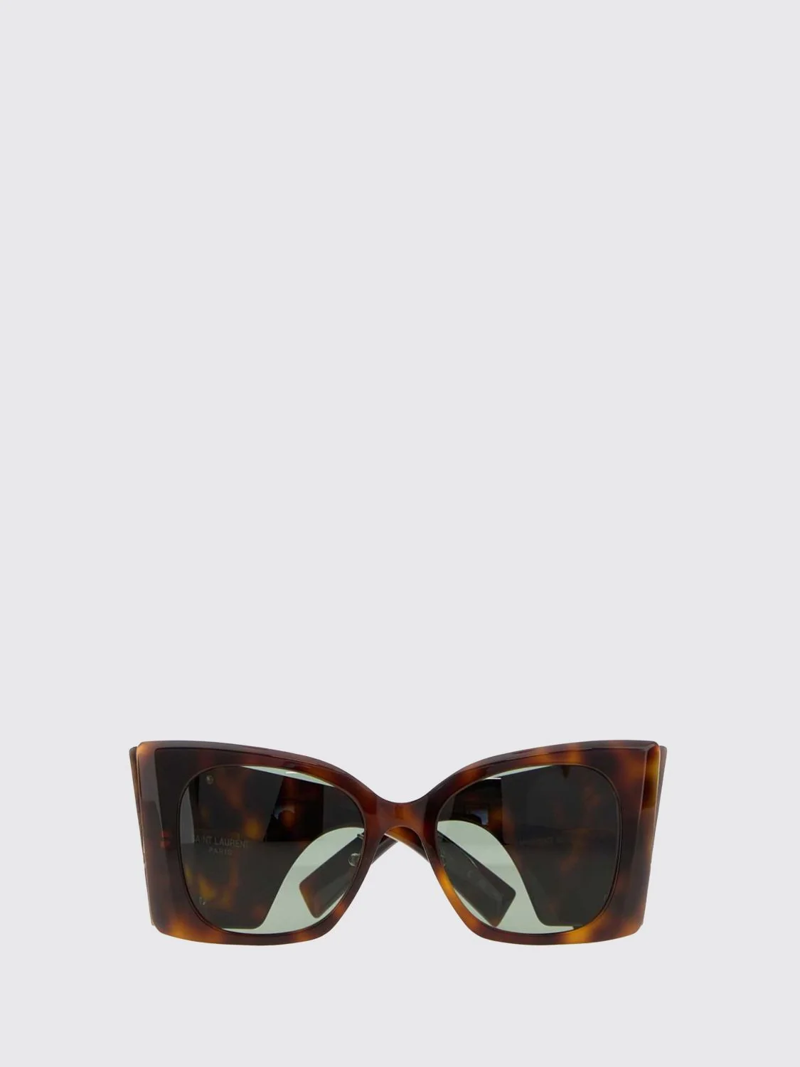 SAINT LAURENT OS cat-eye tortoiseshell acetate sunglasses with ysl logo