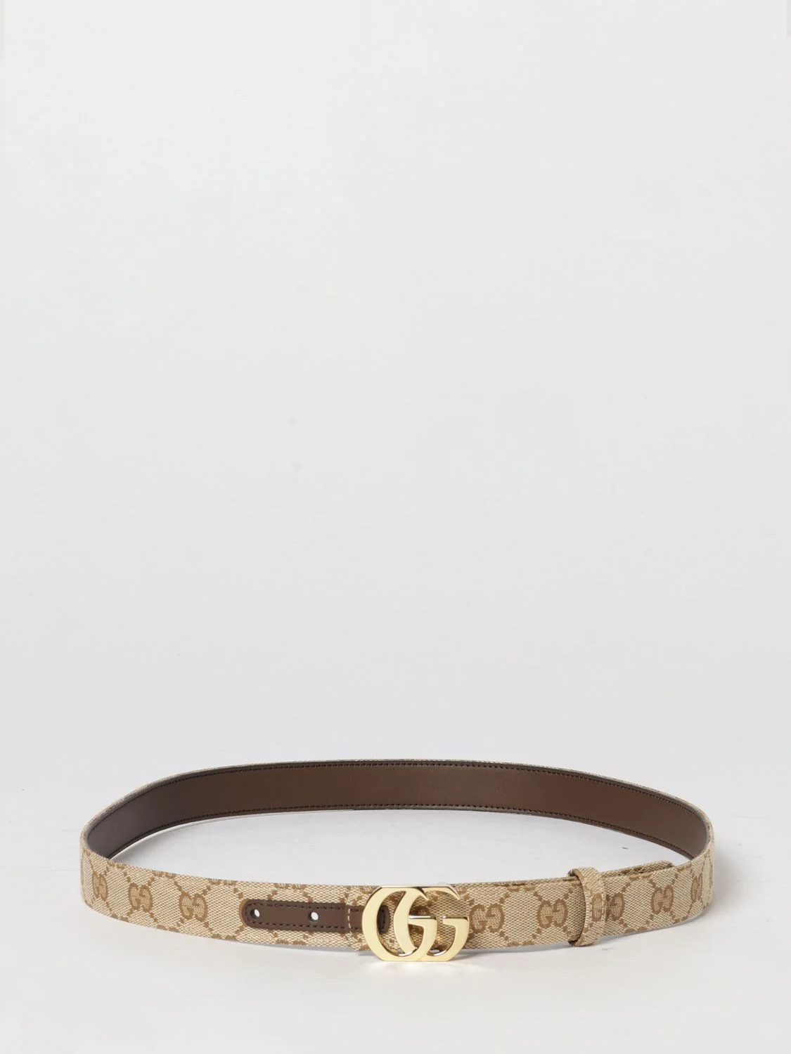 GUCCI 70 gg marmont leather belt with double g buckle