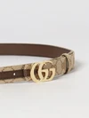 gg marmont leather belt with double g buckle
