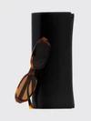 tortoiseshell print acetate cat-eye sunglasses