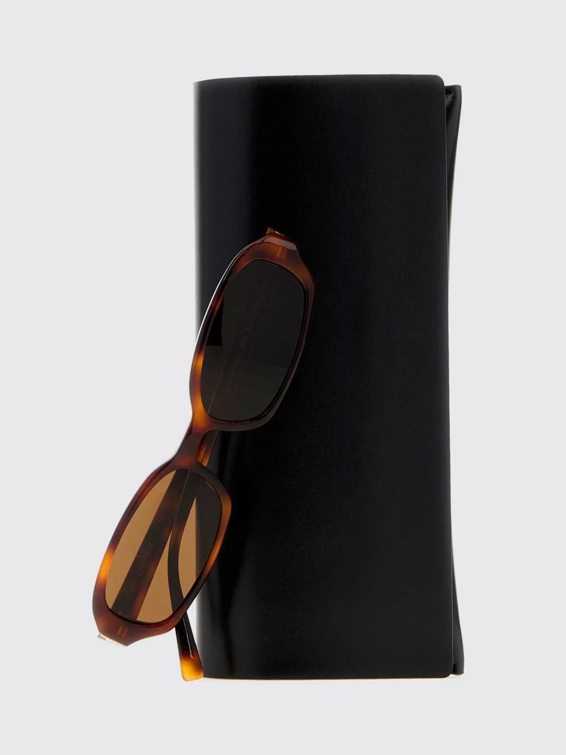 tortoiseshell print acetate cat-eye sunglasses