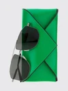 aviator sunglasses in metal with double bridge