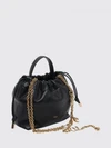 icons mini bucket bag chloé in lamb nappa with chain strap and charms
