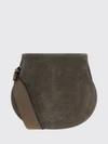 marcie mini crossbody bag chloé in suede calfskin with flap closure