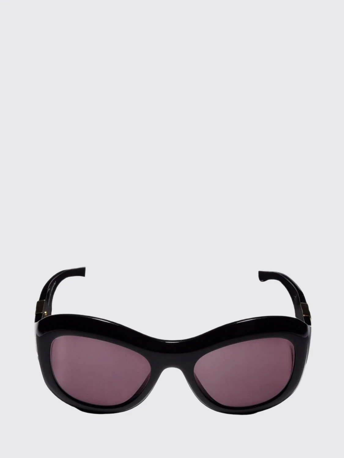 cat-eye sunglasses in tortoiseshell acetate with gg monogram logo