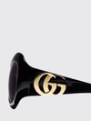 cat-eye sunglasses in tortoiseshell acetate with gg monogram logo