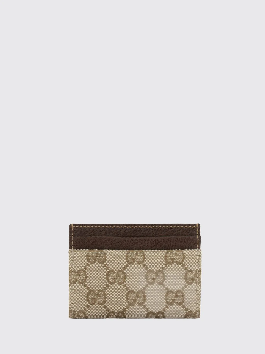 horsebit card holder in gg supreme fabric with four card slots