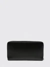 horsebit continental wallet in calfskin leather with zip closure