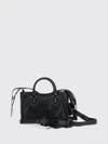 le city studded arena lambskin handbag with shoulder strap