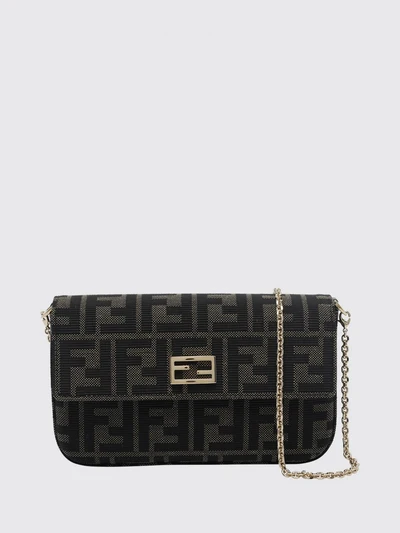 tube mini bag in ff zucca monogram technical fabric