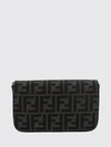 tube mini bag in ff zucca monogram technical fabric