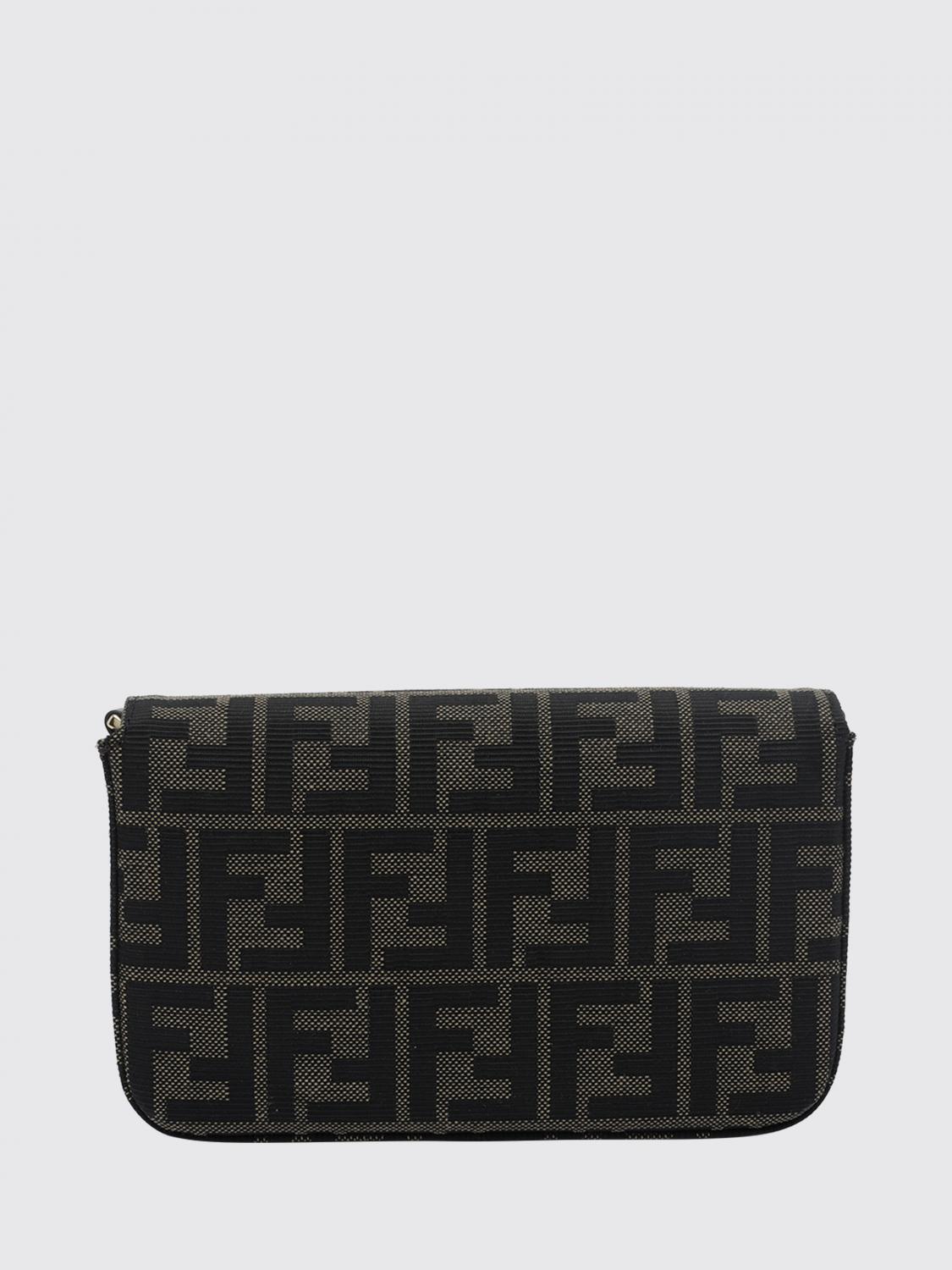 tube mini bag in ff zucca monogram technical fabric