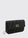 tube mini bag in ff zucca monogram technical fabric