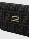 tube mini bag in ff zucca monogram technical fabric