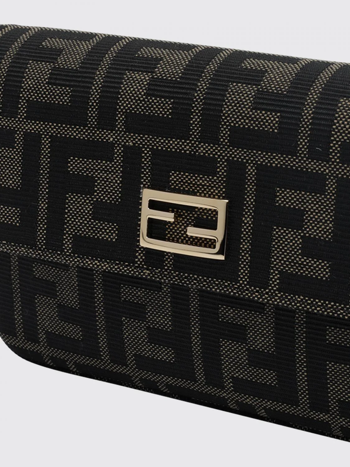 tube mini bag in ff zucca monogram technical fabric