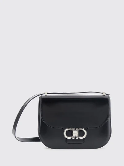 double gancini mini calfskin crossbody bag