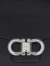 double gancini mini calfskin crossbody bag
