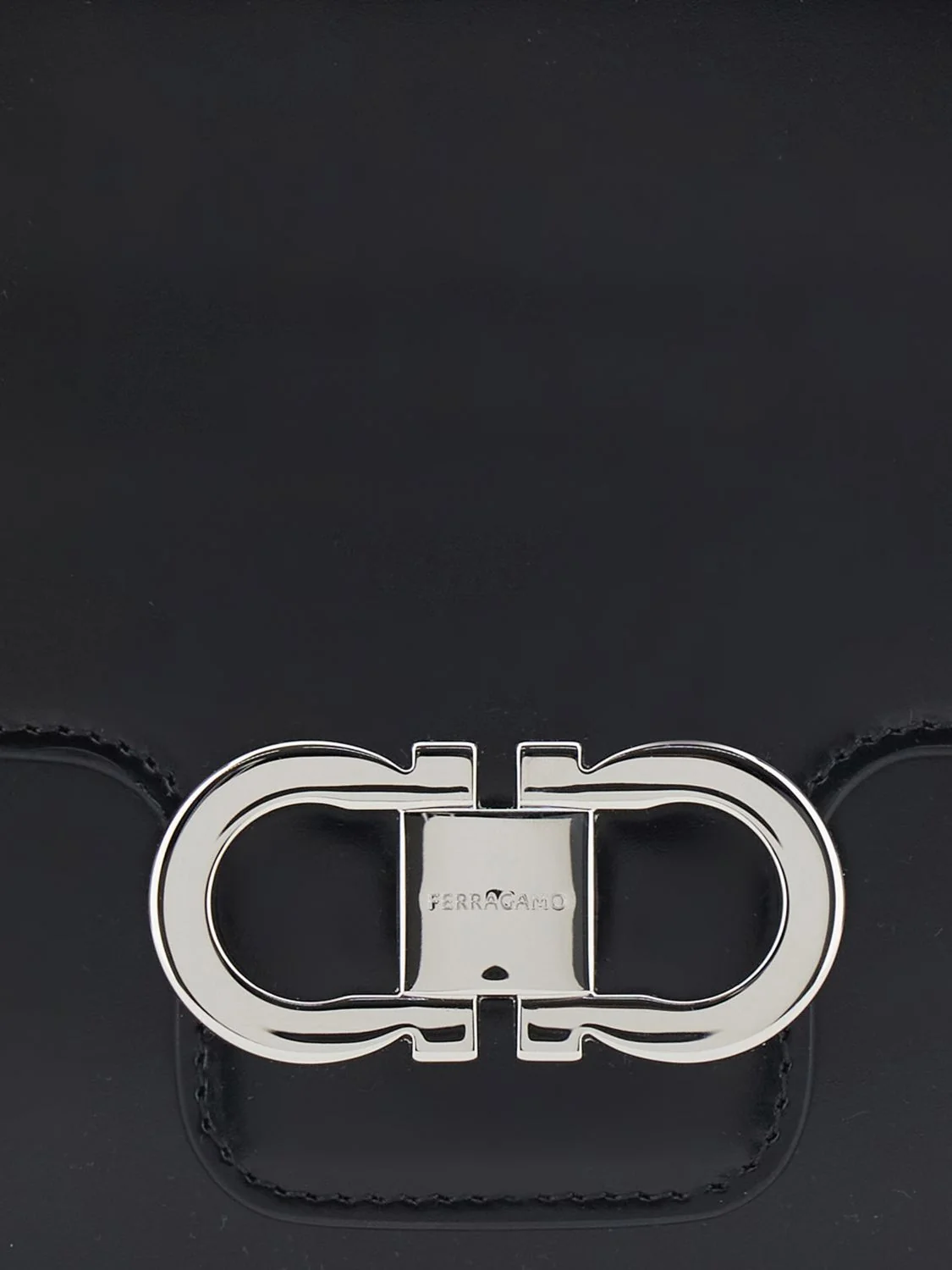 double gancini mini calfskin crossbody bag