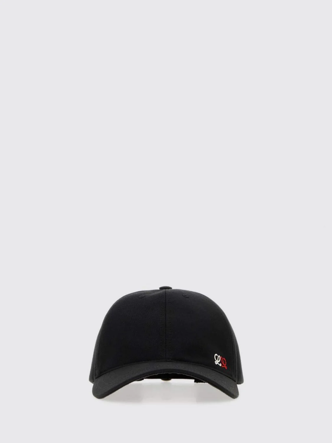 LOEWE L cotton baseball cap with embroidered anagram monogram