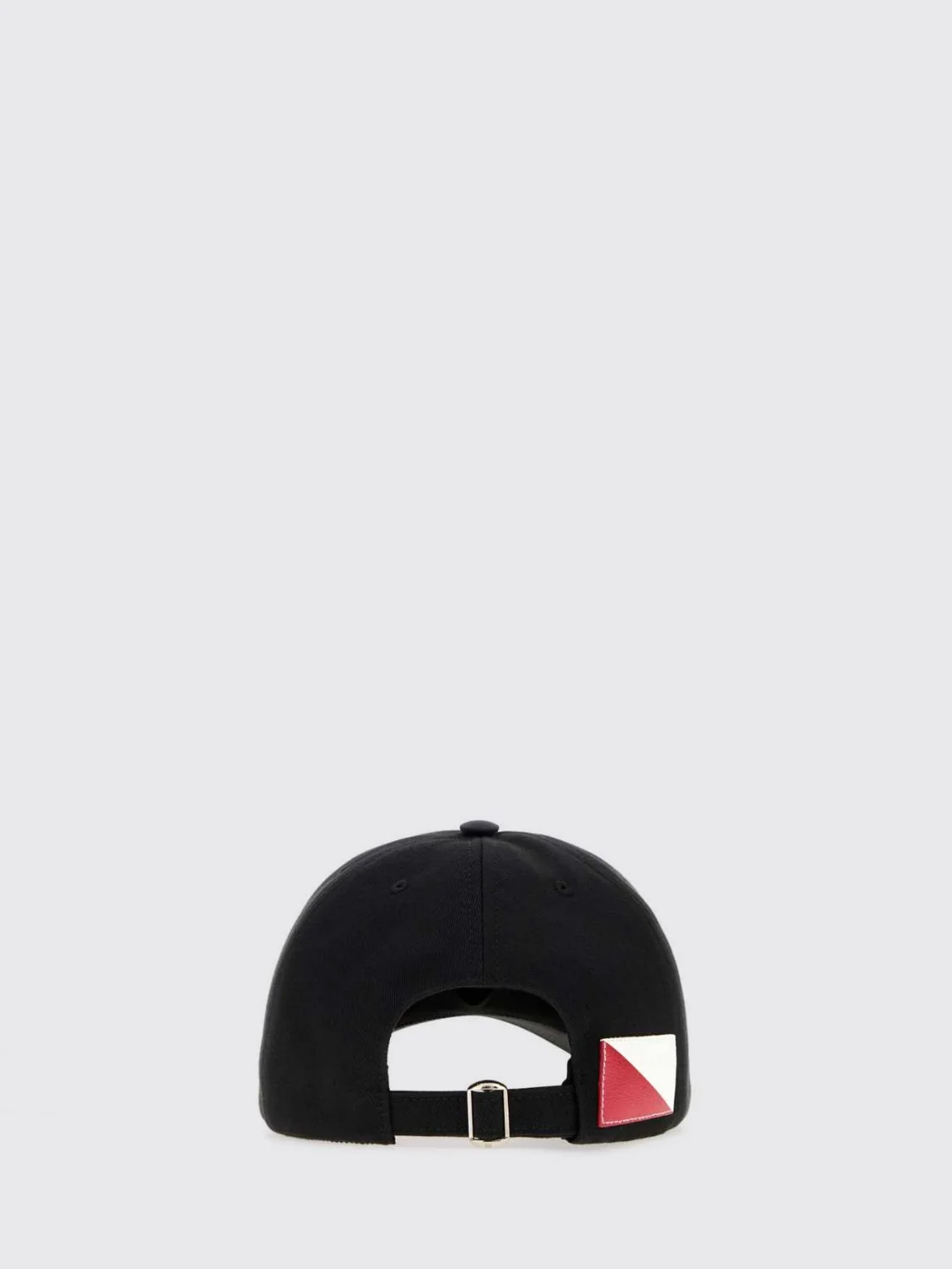 cotton baseball cap with embroidered anagram monogram