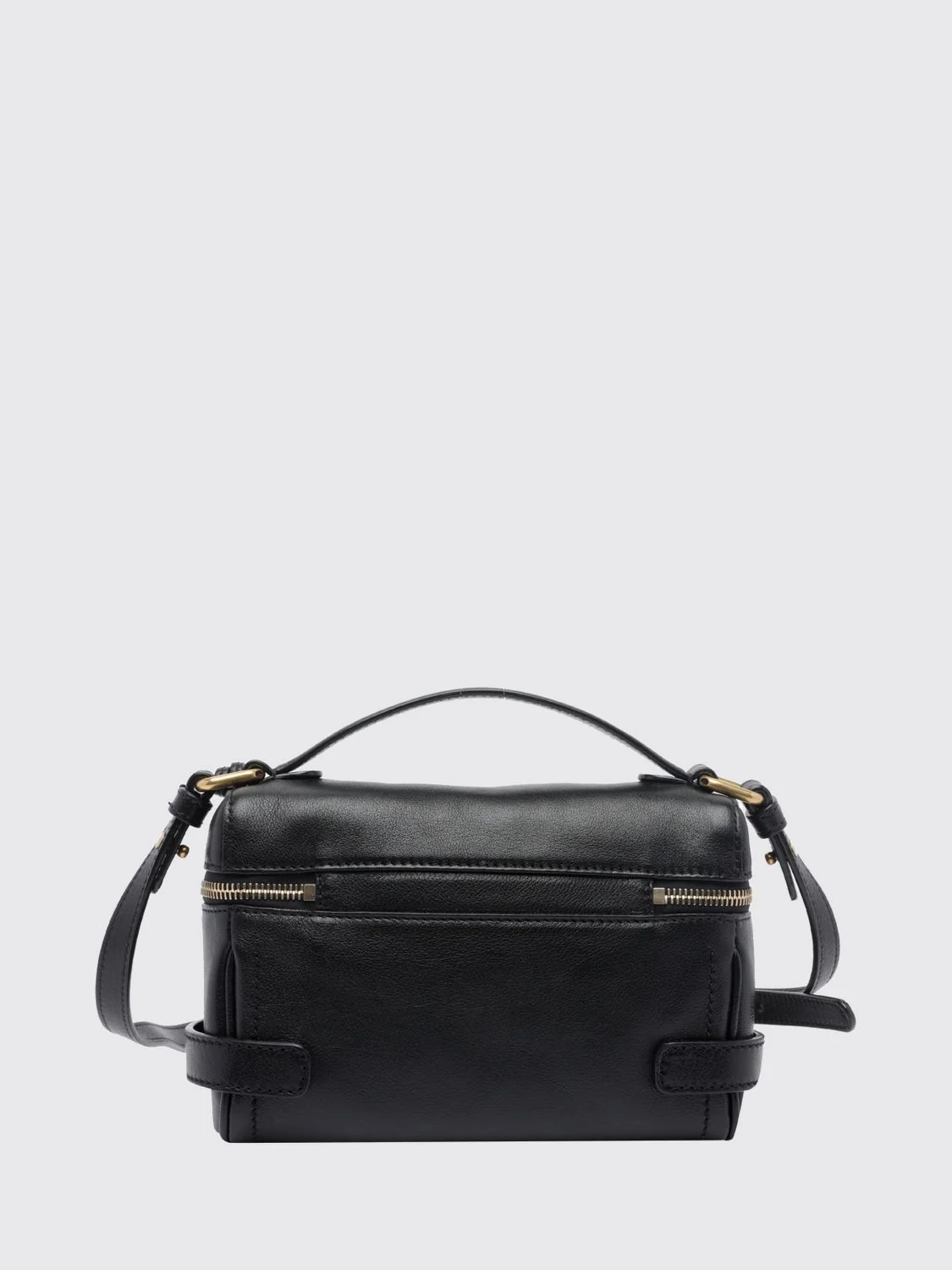 paddington mini chloé smooth leather handbag with padlock and strap