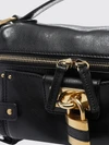 paddington mini chloé smooth leather handbag with padlock and strap