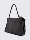 large rodeo shoulder bag in calfskin with turn-lock closure