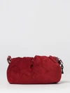 eva ruched suede calfskin mini crossbody bag