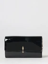 bettina patent leather wallet on chain mini bag