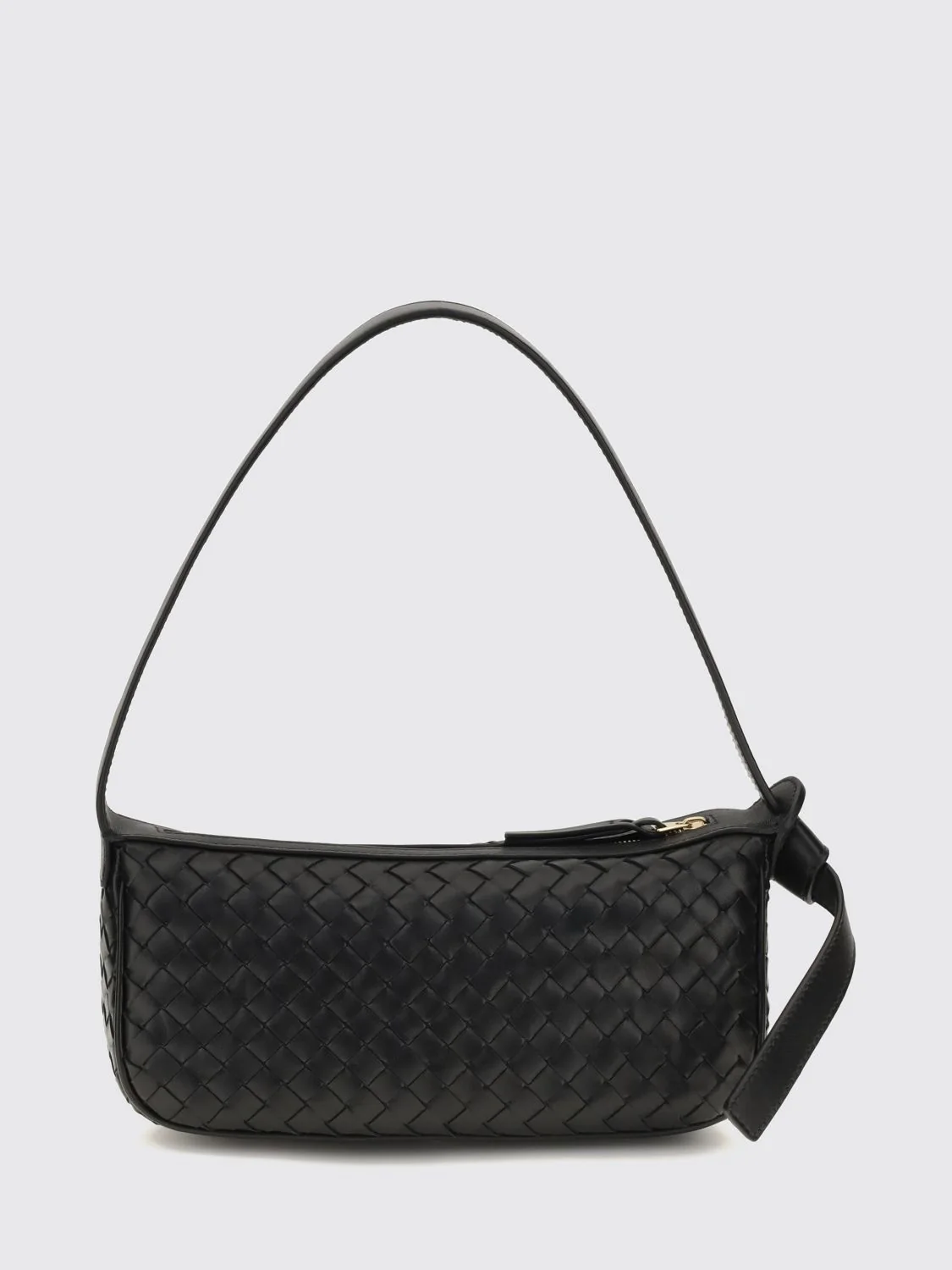 BOTTEGA VENETA OS nodo mini shoulder bag in woven lambskin