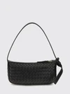 nodo mini shoulder bag in woven lambskin