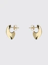 yellow gold-plated silver drop earrings
