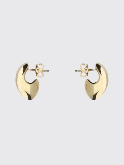 yellow gold-plated silver drop earrings