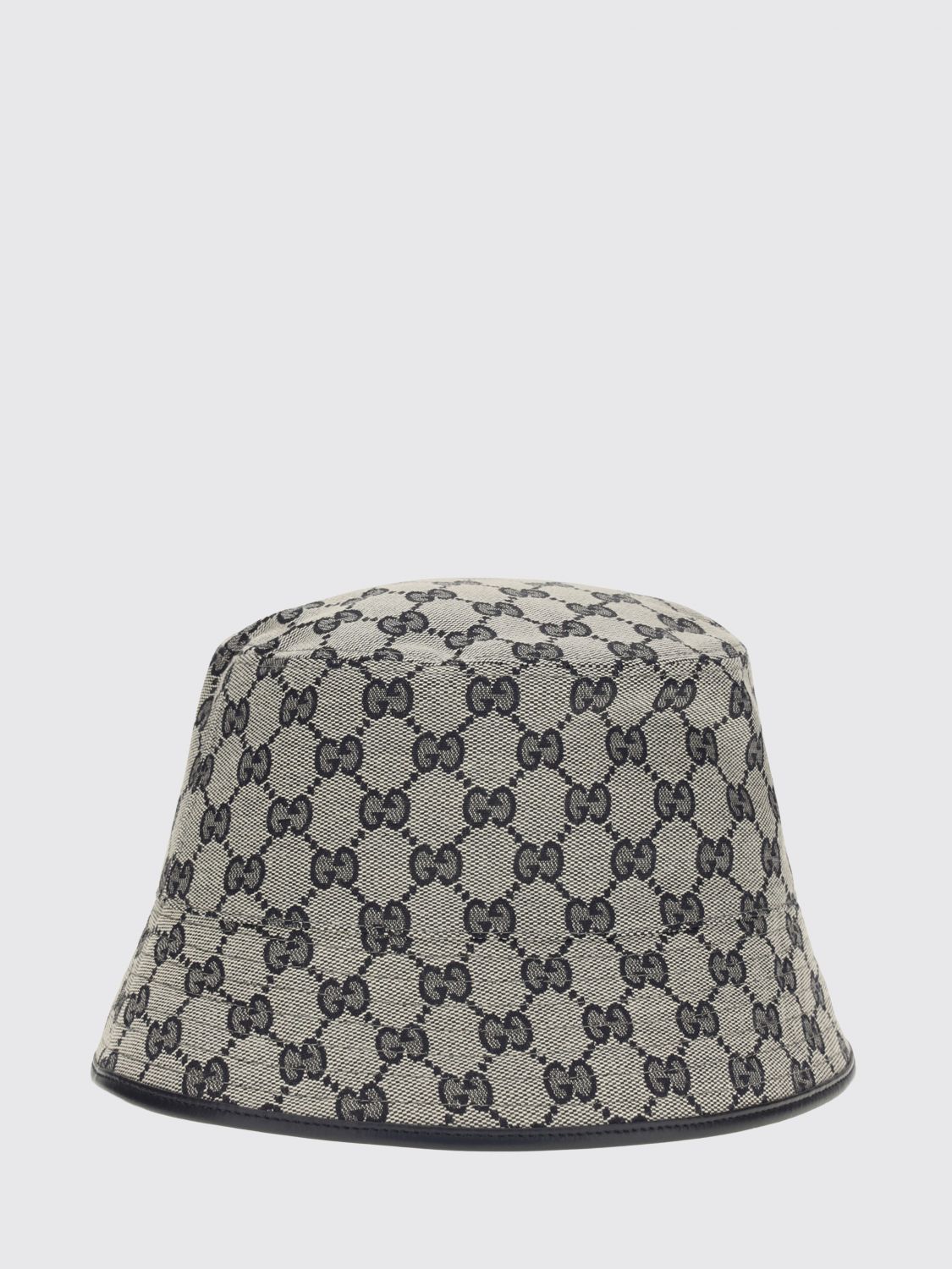 GUCCI L gg supreme monogram bucket hat with medium brim