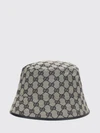 gg supreme monogram bucket hat with medium brim
