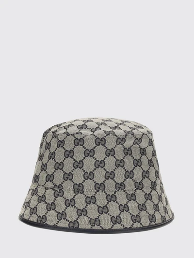 gg supreme monogram bucket hat with medium brim