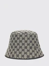 gg supreme monogram bucket hat with medium brim