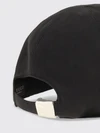 cotton twill baseball cap with rhinestone logo and rigid visor