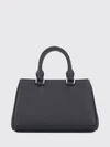 vlogo signature grained calfskin leather handbag