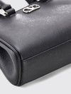 vlogo signature grained calfskin leather handbag
