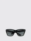 square acetate sunglasses with laminated logo