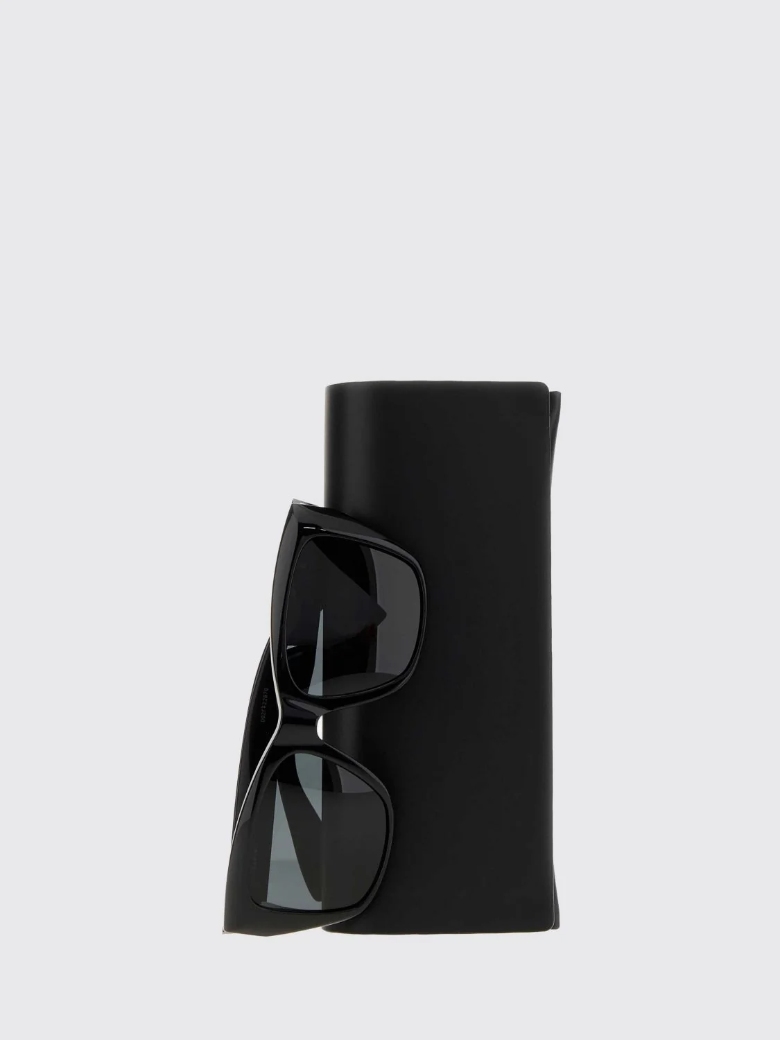 square acetate sunglasses with laminated logo