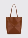 puzzle fold medium calfskin tote bag with double handle