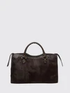 le city medium handbag in lambskin leather with studs