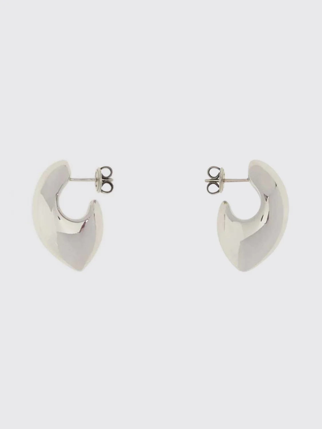 metal stud earrings with butterfly closure